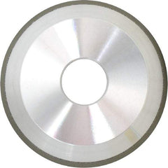 Made in USA - 5" Diam, 1-1/4" Hole Size, 1-3/4" Overall Thickness, 150 Grit, Type 11 Tool & Cutter Grinding Wheel - Very Fine Grade, CBN - Industrial Tool & Supply
