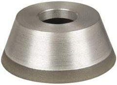 Made in USA - 3-3/4" Diam, 1-1/4" Hole Size, 1-1/2" Overall Thickness, 150 Grit, Type 11 Tool & Cutter Grinding Wheel - Very Fine Grade, CBN - Industrial Tool & Supply