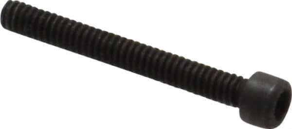 Value Collection - #0-80 UNF Hex Socket Drive, Socket Cap Screw - Alloy Steel, Black Oxide Finish, Fully Threaded, 1/2" Length Under Head - Industrial Tool & Supply