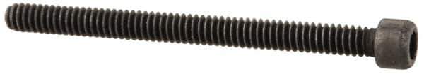 Value Collection - #0-80 UNF Hex Socket Drive, Socket Cap Screw - Alloy Steel, Black Oxide Finish, Fully Threaded, 3/4" Length Under Head - Industrial Tool & Supply