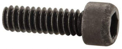 Value Collection - #1-64 UNC Hex Socket Drive, Socket Cap Screw - Alloy Steel, Black Oxide Finish, Fully Threaded, 1/4" Length Under Head - Industrial Tool & Supply