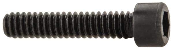Value Collection - #1-64 UNC Hex Socket Drive, Socket Cap Screw - Alloy Steel, Black Oxide Finish, Fully Threaded, 3/8" Length Under Head - Industrial Tool & Supply