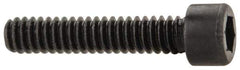 Value Collection - #1-64 UNC Hex Socket Drive, Socket Cap Screw - Alloy Steel, Black Oxide Finish, Fully Threaded, 3/8" Length Under Head - Industrial Tool & Supply