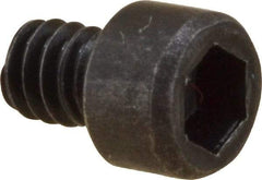 Value Collection - #2-56 UNC Hex Socket Drive, Socket Cap Screw - Alloy Steel, Black Oxide Finish, Fully Threaded, 1/8" Length Under Head - Industrial Tool & Supply