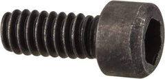Value Collection - #2-56 UNC Hex Socket Drive, Socket Cap Screw - Alloy Steel, Black Oxide Finish, Fully Threaded, 7/32" Length Under Head - Industrial Tool & Supply