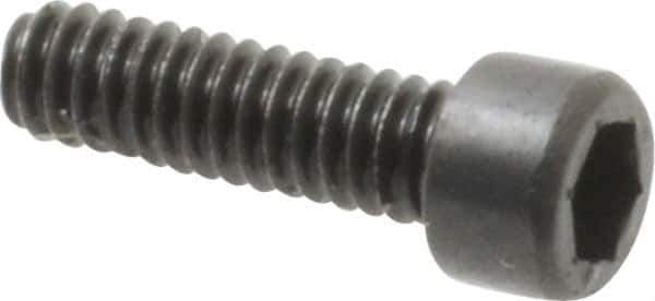 Value Collection - #2-56 UNC Hex Socket Drive, Socket Cap Screw - Alloy Steel, Black Oxide Finish, Fully Threaded, 5/16" Length Under Head - Industrial Tool & Supply