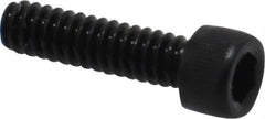 Value Collection - #4-40 UNC Hex Socket Drive, Socket Cap Screw - Alloy Steel, Black Oxide Finish, Fully Threaded, 7/16" Length Under Head - Industrial Tool & Supply