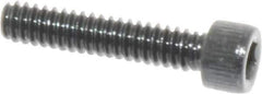 Value Collection - #4-40 UNC Hex Socket Drive, Socket Cap Screw - Alloy Steel, Black Oxide Finish, Fully Threaded, 9/16" Length Under Head - Industrial Tool & Supply