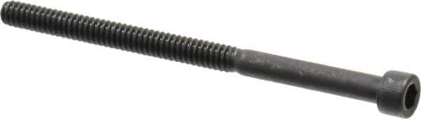 Value Collection - #4-40 UNC Hex Socket Drive, Socket Cap Screw - Alloy Steel, Black Oxide Finish, Partially Threaded, 1-3/4" Length Under Head - Industrial Tool & Supply