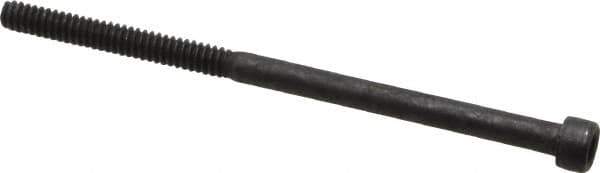 Value Collection - #4-40 UNC Hex Socket Drive, Socket Cap Screw - Alloy Steel, Black Oxide Finish, Partially Threaded, 2" Length Under Head - Industrial Tool & Supply