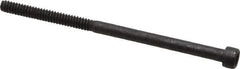 Value Collection - #4-40 UNC Hex Socket Drive, Socket Cap Screw - Alloy Steel, Black Oxide Finish, Partially Threaded, 2" Length Under Head - Industrial Tool & Supply