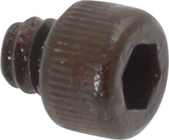 Value Collection - #6-32 UNC Hex Socket Drive, Socket Cap Screw - Alloy Steel, Black Oxide Finish, Fully Threaded, 1/8" Length Under Head - Industrial Tool & Supply
