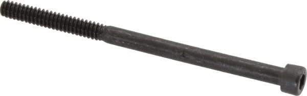 Value Collection - #6-32 UNC Hex Socket Drive, Socket Cap Screw - Alloy Steel, Black Oxide Finish, Partially Threaded, 2-1/4" Length Under Head - Industrial Tool & Supply