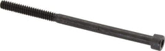 Value Collection - #6-32 UNC Hex Socket Drive, Socket Cap Screw - Alloy Steel, Black Oxide Finish, Partially Threaded, 2-1/4" Length Under Head - Industrial Tool & Supply