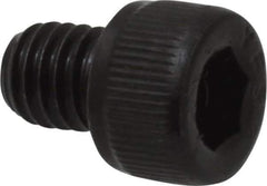 Value Collection - #10-32 UNF Hex Socket Drive, Socket Cap Screw - Alloy Steel, Black Oxide Finish, Fully Threaded, 1/4" Length Under Head - Industrial Tool & Supply