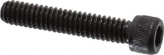Value Collection - 1/4-20 UNC Hex Socket Drive, Socket Cap Screw - Alloy Steel, Black Oxide Finish, Fully Threaded, 1-3/8" Length Under Head - Industrial Tool & Supply