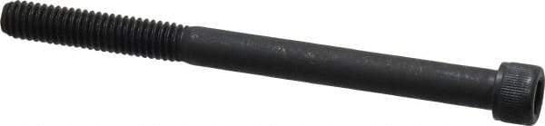 Value Collection - 5/16-18 UNC Hex Socket Drive, Socket Cap Screw - Alloy Steel, Black Oxide Finish, Partially Threaded, 4" Length Under Head - Industrial Tool & Supply