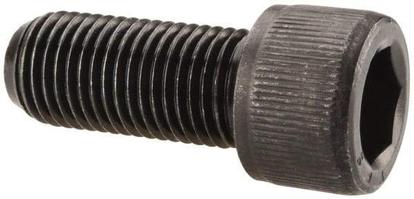 Value Collection - 3/8-24 UNF Hex Socket Drive, Socket Cap Screw - Alloy Steel, Black Oxide Finish, Fully Threaded, 7/8" Length Under Head - Industrial Tool & Supply