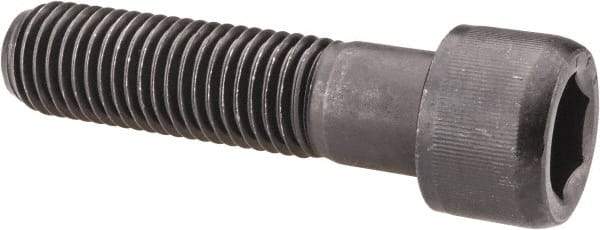 Value Collection - 7/8-9 UNC Hex Socket Drive, Socket Cap Screw - Alloy Steel, Black Oxide Finish, Partially Threaded, 3-1/2" Length Under Head - Industrial Tool & Supply