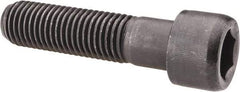 Value Collection - 7/8-9 UNC Hex Socket Drive, Socket Cap Screw - Alloy Steel, Black Oxide Finish, Partially Threaded, 3-1/2" Length Under Head - Industrial Tool & Supply