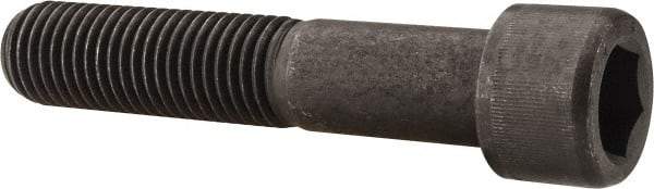 Value Collection - 7/8-9 UNC Hex Socket Drive, Socket Cap Screw - Alloy Steel, Black Oxide Finish, Partially Threaded, 4-1/2" Length Under Head - Industrial Tool & Supply