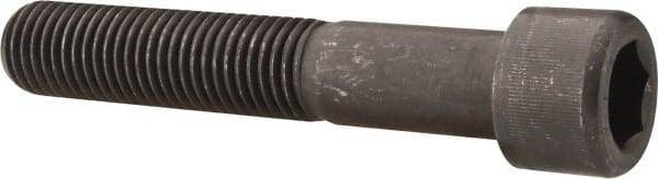 Value Collection - 7/8-9 UNC Hex Socket Drive, Socket Cap Screw - Alloy Steel, Black Oxide Finish, Partially Threaded, 5" Length Under Head - Industrial Tool & Supply