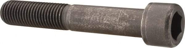Value Collection - 7/8-9 UNC Hex Socket Drive, Socket Cap Screw - Alloy Steel, Black Oxide Finish, Partially Threaded, 5-1/2" Length Under Head - Industrial Tool & Supply