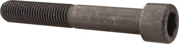 Value Collection - 7/8-9 UNC Hex Socket Drive, Socket Cap Screw - Alloy Steel, Black Oxide Finish, Partially Threaded, 6" Length Under Head - Industrial Tool & Supply