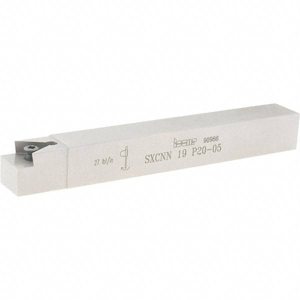Iscar - External, SXCN, 90° Lead Angle, XNUW 2006 Compatible, Indexable Profiling Toolholder - 3/4 Inch Shank Height, 3/4 Inch Shank Width, 6 Inch Overall Length, Steel - Industrial Tool & Supply