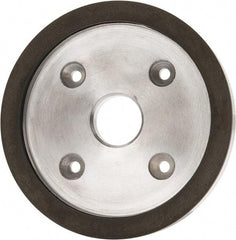 Made in USA - 6" Diam, 1-1/4" Hole Size, 3/4" Overall Thickness, 220 Grit, Type 6 Tool & Cutter Grinding Wheel - Very Fine Grade, Diamond - Industrial Tool & Supply
