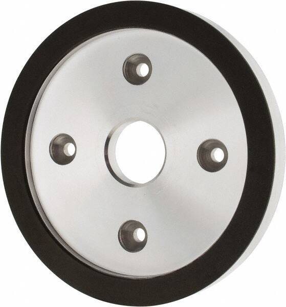 Made in USA - 6" Diam, 1-1/4" Hole Size, 3/4" Overall Thickness, 220 Grit, Type 6 Tool & Cutter Grinding Wheel - Very Fine Grade, Diamond - Industrial Tool & Supply