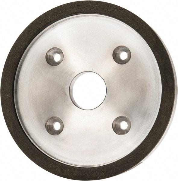 Made in USA - 6" Diam, 1-1/4" Hole Size, 3/4" Overall Thickness, 150 Grit, Type 6 Tool & Cutter Grinding Wheel - Very Fine Grade, Diamond - Industrial Tool & Supply
