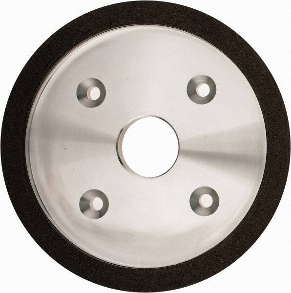 Made in USA - 6" Diam, 1-1/4" Hole Size, 3/4" Overall Thickness, 100 Grit, Type 6 Tool & Cutter Grinding Wheel - Fine Grade, Diamond - Industrial Tool & Supply