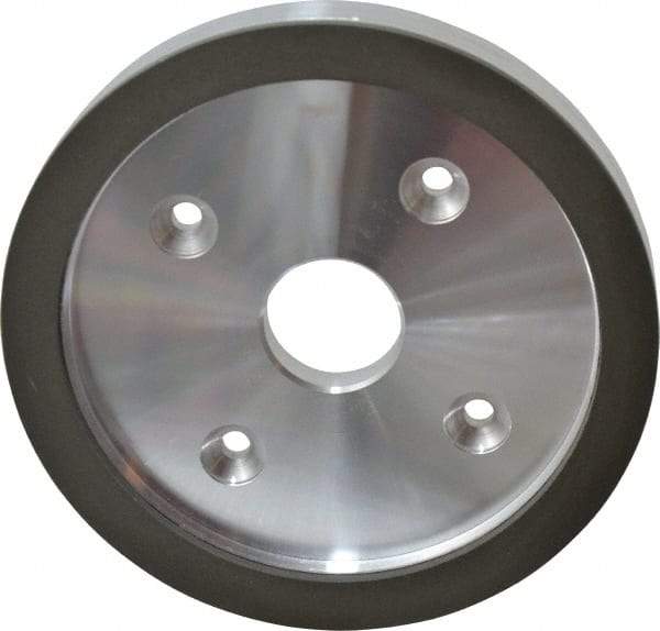 Made in USA - 6" Diam, 1-1/4" Hole Size, 3/4" Overall Thickness, 220 Grit, Type 6 Tool & Cutter Grinding Wheel - Very Fine Grade, Diamond - Industrial Tool & Supply