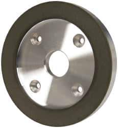Made in USA - 6" Diam, 1-1/4" Hole Size, 3/4" Overall Thickness, 150 Grit, Type 6 Tool & Cutter Grinding Wheel - Very Fine Grade, Diamond - Industrial Tool & Supply