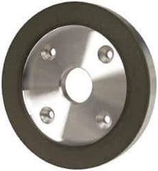 Made in USA - 6" Diam, 1-1/4" Hole Size, 3/4" Overall Thickness, 150 Grit, Type 6 Tool & Cutter Grinding Wheel - Very Fine Grade, Diamond - Industrial Tool & Supply