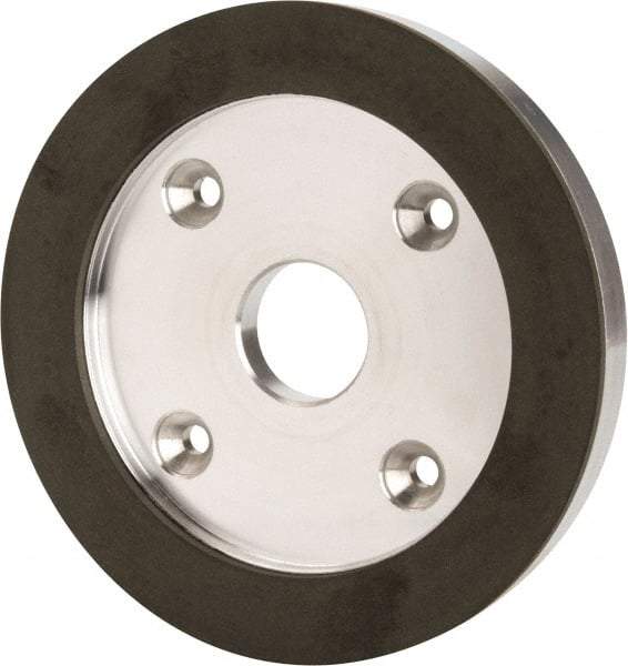 Made in USA - 6" Diam, 1-1/4" Hole Size, 3/4" Overall Thickness, 220 Grit, Type 6 Tool & Cutter Grinding Wheel - Very Fine Grade, Diamond - Industrial Tool & Supply