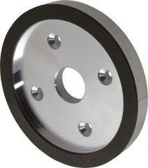 Made in USA - 6" Diam, 1-1/4" Hole Size, 3/4" Overall Thickness, 150 Grit, Type 6 Tool & Cutter Grinding Wheel - Very Fine Grade, Diamond - Industrial Tool & Supply