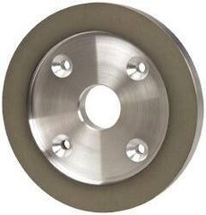 Made in USA - 6" Diam, 1-1/4" Hole Size, 3/4" Overall Thickness, 150 Grit, Type 6 Tool & Cutter Grinding Wheel - Very Fine Grade, Diamond - Industrial Tool & Supply