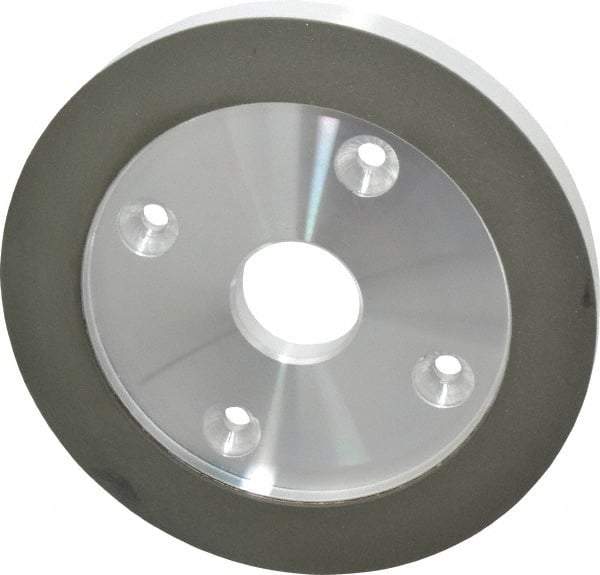 Made in USA - 6" Diam, 1-1/4" Hole Size, 3/4" Overall Thickness, 220 Grit, Type 6 Tool & Cutter Grinding Wheel - Very Fine Grade, Diamond - Industrial Tool & Supply