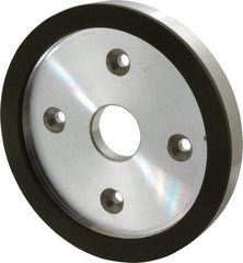 Made in USA - 6" Diam, 1-1/4" Hole Size, 3/4" Overall Thickness, 150 Grit, Type 6 Tool & Cutter Grinding Wheel - Very Fine Grade, Diamond - Industrial Tool & Supply