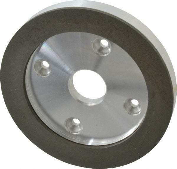 Made in USA - 6" Diam, 1-1/4" Hole Size, 3/4" Overall Thickness, 220 Grit, Type 6 Tool & Cutter Grinding Wheel - Very Fine Grade, Diamond - Industrial Tool & Supply