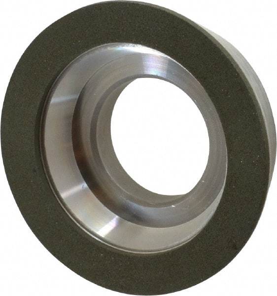 Made in USA - 3" Diam, 1-1/4" Hole Size, 7/8" Overall Thickness, 150 Grit, Type 11 Tool & Cutter Grinding Wheel - Very Fine Grade, Diamond - Industrial Tool & Supply