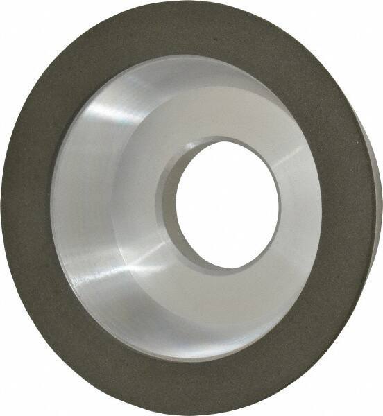 Made in USA - 4" Diam, 1-1/4" Hole Size, 1-1/4" Overall Thickness, 150 Grit, Type 11 Tool & Cutter Grinding Wheel - Very Fine Grade, Diamond - Industrial Tool & Supply