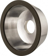 Made in USA - 5" Diam, 1-1/4" Hole Size, 1-3/4" Overall Thickness, 150 Grit, Type 11 Tool & Cutter Grinding Wheel - Very Fine Grade, Diamond - Industrial Tool & Supply
