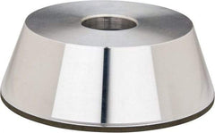 Made in USA - 5" Diam, 1-1/4" Hole Size, 1-3/4" Overall Thickness, 220 Grit, Type 11 Tool & Cutter Grinding Wheel - Very Fine Grade, Diamond - Industrial Tool & Supply