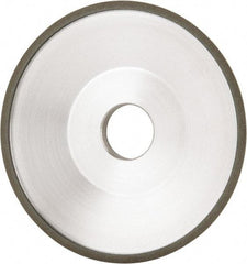 Made in USA - 6" Diam, 1-1/4" Hole Size, 1" Overall Thickness, 100 Grit, Type 12 Tool & Cutter Grinding Wheel - Fine Grade, Diamond - Industrial Tool & Supply