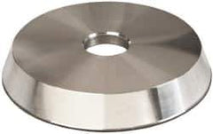 Made in USA - 6" Diam, 1-1/4" Hole Size, 1" Overall Thickness, 150 Grit, Type 12 Tool & Cutter Grinding Wheel - Very Fine Grade, Diamond - Industrial Tool & Supply
