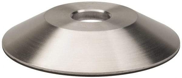 Made in USA - 6" Diam, 1-1/4" Hole Size, 1" Overall Thickness, 220 Grit, Type 12 Tool & Cutter Grinding Wheel - Very Fine Grade, Diamond - Industrial Tool & Supply