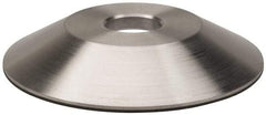 Made in USA - 6" Diam, 1-1/4" Hole Size, 1" Overall Thickness, 100 Grit, Type 12 Tool & Cutter Grinding Wheel - Fine Grade, Diamond - Industrial Tool & Supply